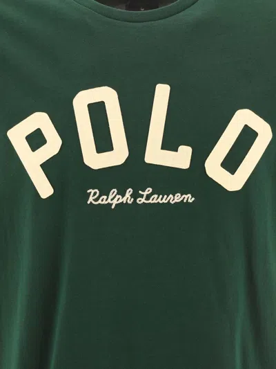 Shop Polo Ralph Lauren "polo" T-shirt In Green