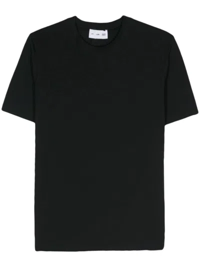 Post Archive Faction (paf) Logo Cotton Blend T-shirt In Black