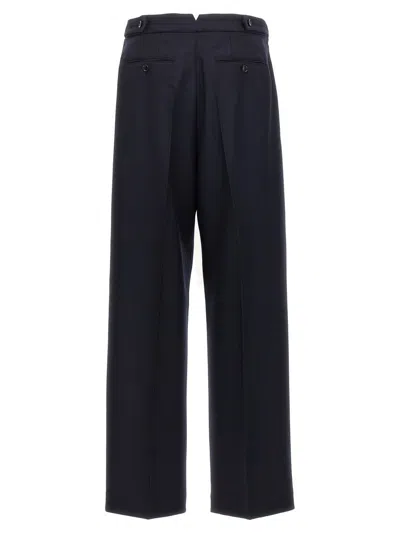 AMI ALEXANDRE MATTIUSSI AMI PARIS FRONT PLEAT PANTS 
