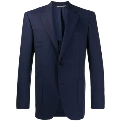 Shop Canali Jackets In Blue