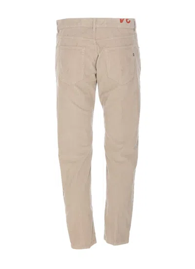 Shop Dondup Trousers In Beige