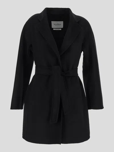 Max Mara Cashmere Double-breasted Coat In No-color