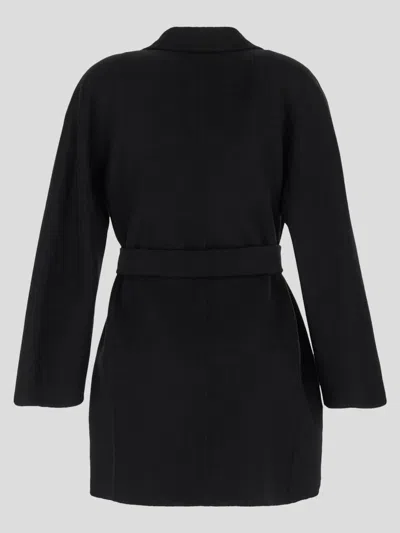 Max Mara Cashmere Double-breasted Coat In No-color