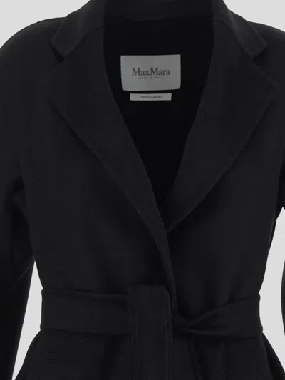Max Mara Cashmere Double-breasted Coat In No-color