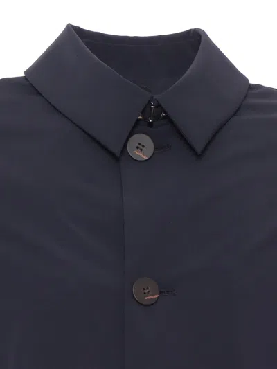 Rrd Long Blue Jacket In Blue