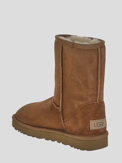 Ugg Mini Bailey Bow Ii Womens Suede Shearling Winter Boots In No-color