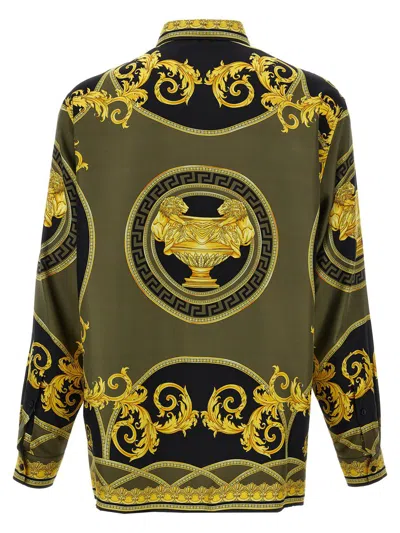 Shop Versace 'la Coupe Des Dieux' Shirt In Multicolor