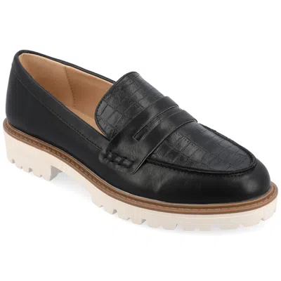 Journee Collection Women's Tru Comfort Foam Narrow Width Kenly Flats In Black