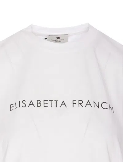 Shop Elisabetta Franchi T-shirts And Polos In White