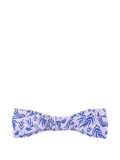 Shop Giorgio Armani Hairband In Purple