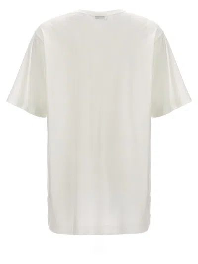 Shop Yohji Yamamoto Crew-neck T-shirt In White