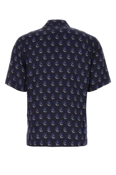 Dries Van Noten Carltone Camp-collar Embellished Voile Shirt In Printed