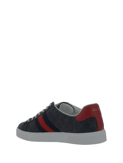 Gucci Sneakers In Black/brb/hi.red