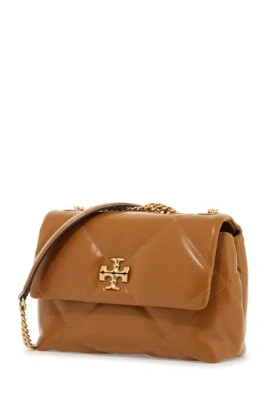 Shop Tory Burch Kira Small Shoulder Bag In Marrone