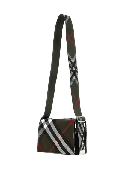 Shop Burberry Trench Check Shoulder Bag