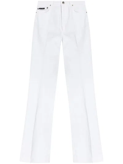 Shop Dolce & Gabbana Flared Denim Jeans