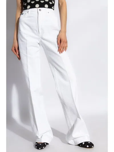 Shop Dolce & Gabbana Flared Denim Jeans