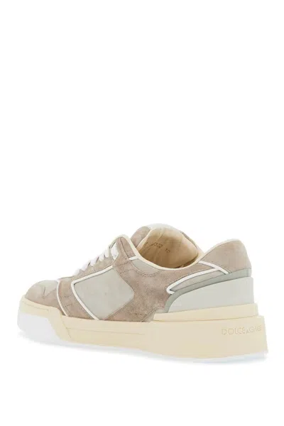 Shop Dolce & Gabbana New Suede Roma Sneakers For Men And