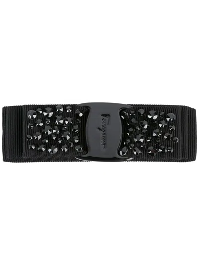 Shop Ferragamo Vars Swarovski Embellished Clip