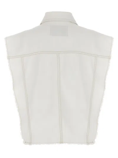 Isabel Marant White Tyra Vest