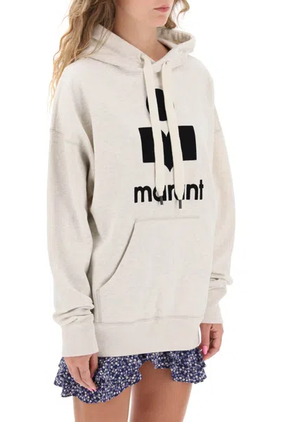 Shop Isabel Marant Étoile Isabel Marant Etoile Mansel Hoodie With Flocked Logo