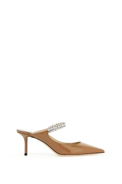 Shop Jimmy Choo Patent Leater Bing 65 Mules