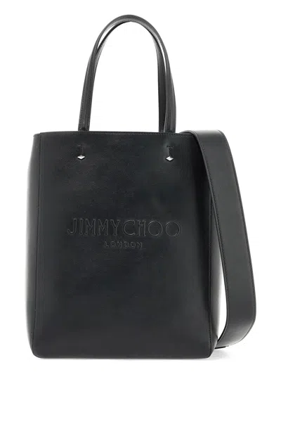 Shop Jimmy Choo Smooth Leather Lenny N/s Tote Bag.