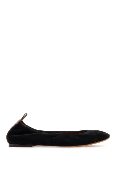 Shop Lanvin Suede Ballet Flats For