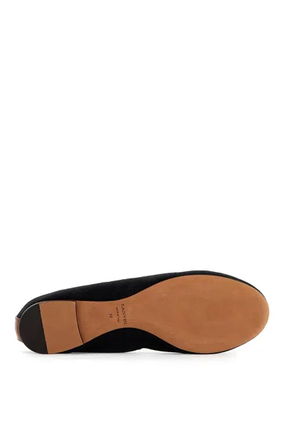 Shop Lanvin Suede Ballet Flats For