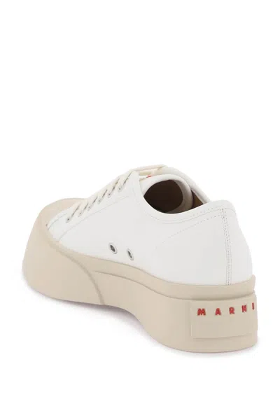 Shop Marni Leather Pablo Sneakers