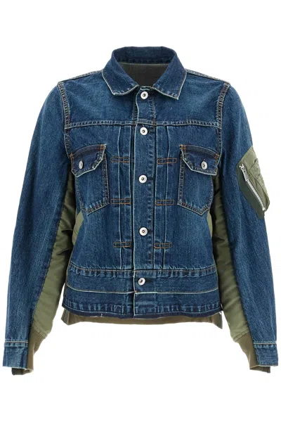 Sacai Patchwork Denim Jacket