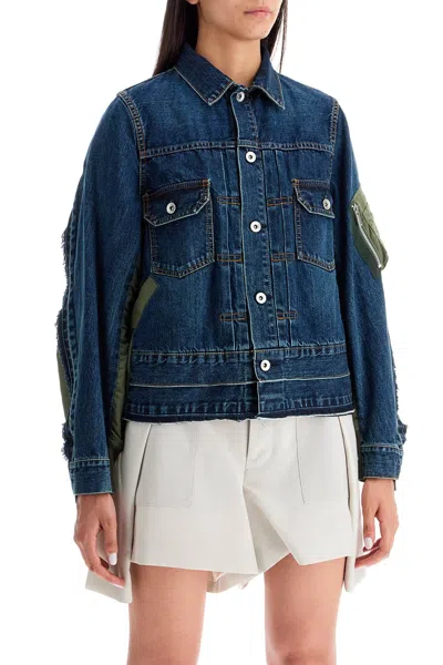 Sacai Patchwork Denim Jacket