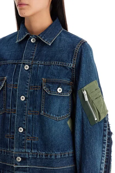 Sacai Patchwork Denim Jacket
