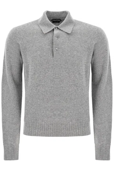 Shop Tom Ford Cashmere Polo Style Pullover