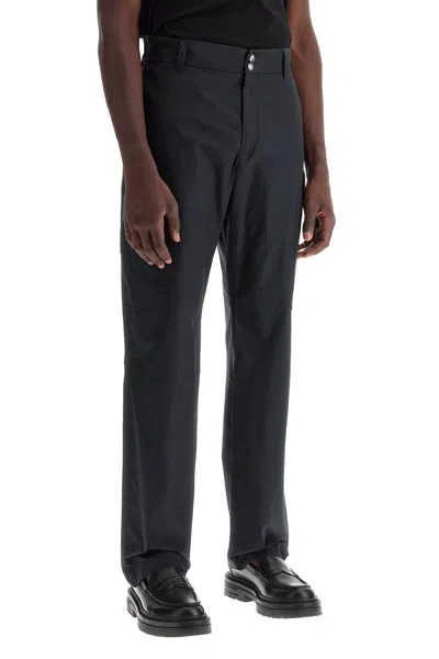 Versace Informal Pant Light Cotton Gabardine Fabric And Stamp Embroidery
