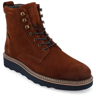 Taft 365 Men's Model 006 Wedge Sole Lace-up Boots In Pink