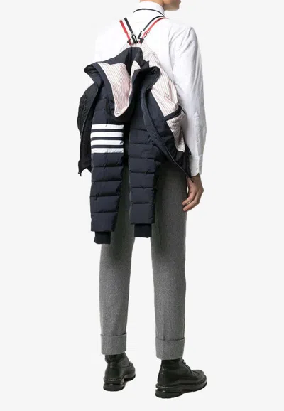 Thom Browne 4-bar Stripe Padded Jacket In Blue