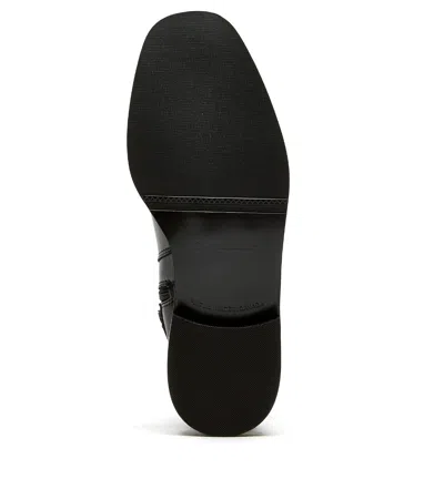 La Canadienne Sarah Suede Buckle Ankle Boots In Brunette