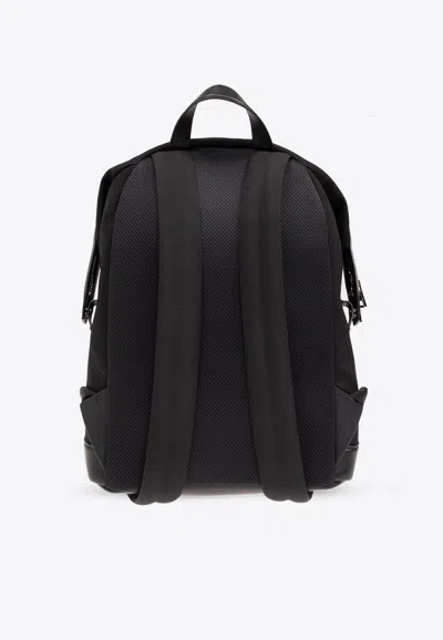 Moncler Alanah Logo Patch Backpack In Black