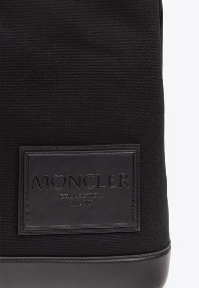 Moncler Alanah Logo Patch Backpack In Black