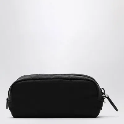 Prada Rectangular Shape Beauty Case With Wrist Strap In Black