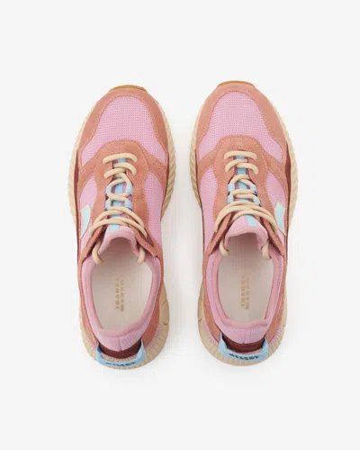 Shop Isabel Marant Sneakers Ewie In Shell Pink