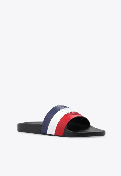Moncler Basile Slides In Multicolor