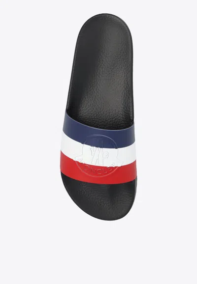 Moncler Basile Slides In Multicolor