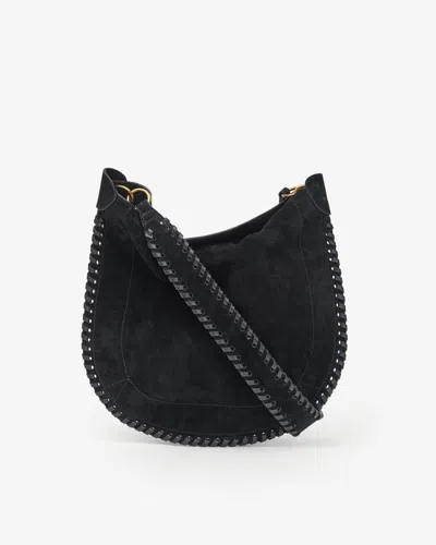 Isabel Marant Oskan Hobo Soft Suede Tote Bag In Black