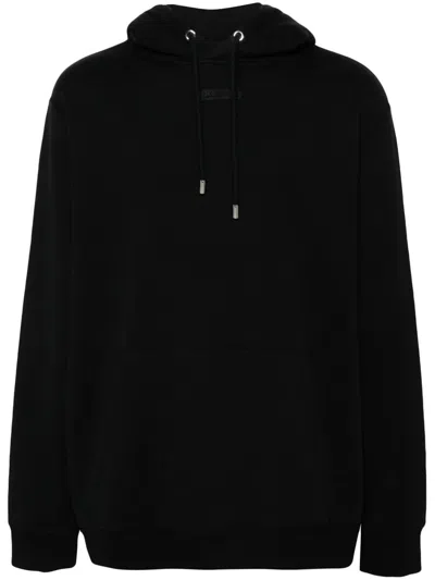 Shop Lanvin Hoodie Patch Clothing In Black