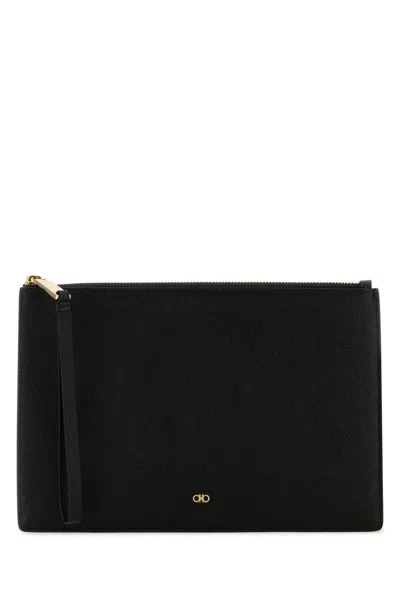 Shop Ferragamo Salvatore  Cover In Black