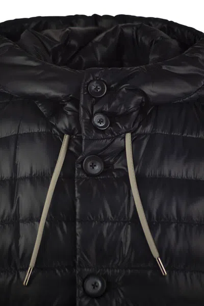 Herno Men's Sleeveless Down Jacket In Night Blue