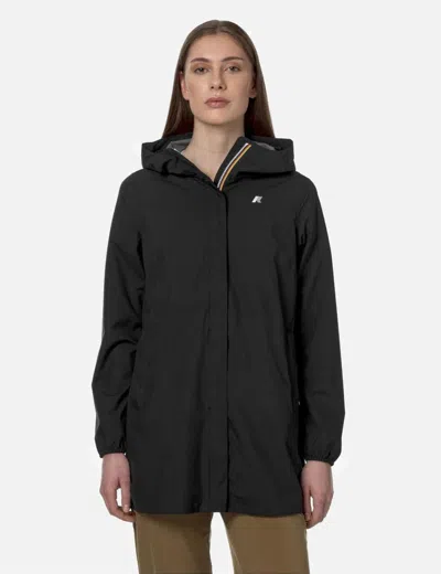 Shop K-way Jacket In Black