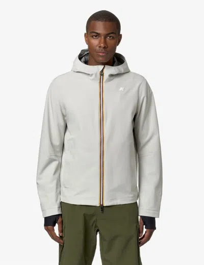 K-way Long-sleeved Casual Jacket In Brown